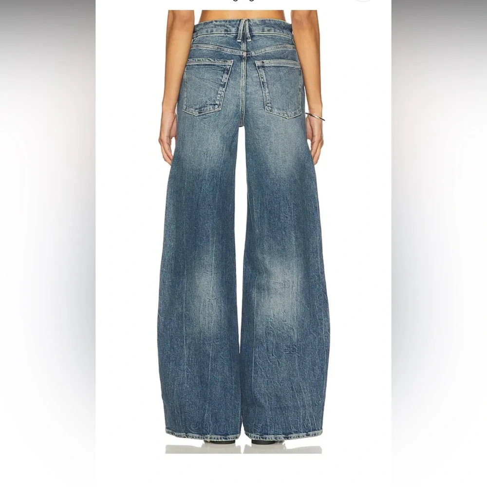 NWT Good American Good Skate High Rise Wide Leg - Picture 3 of 8